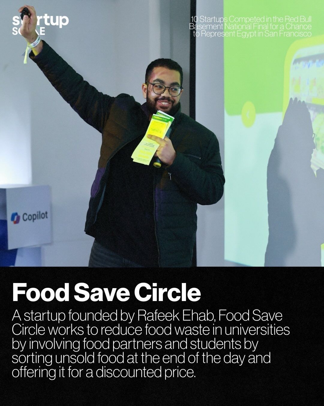 Food Save Circle — pitching at Red Bull Basement