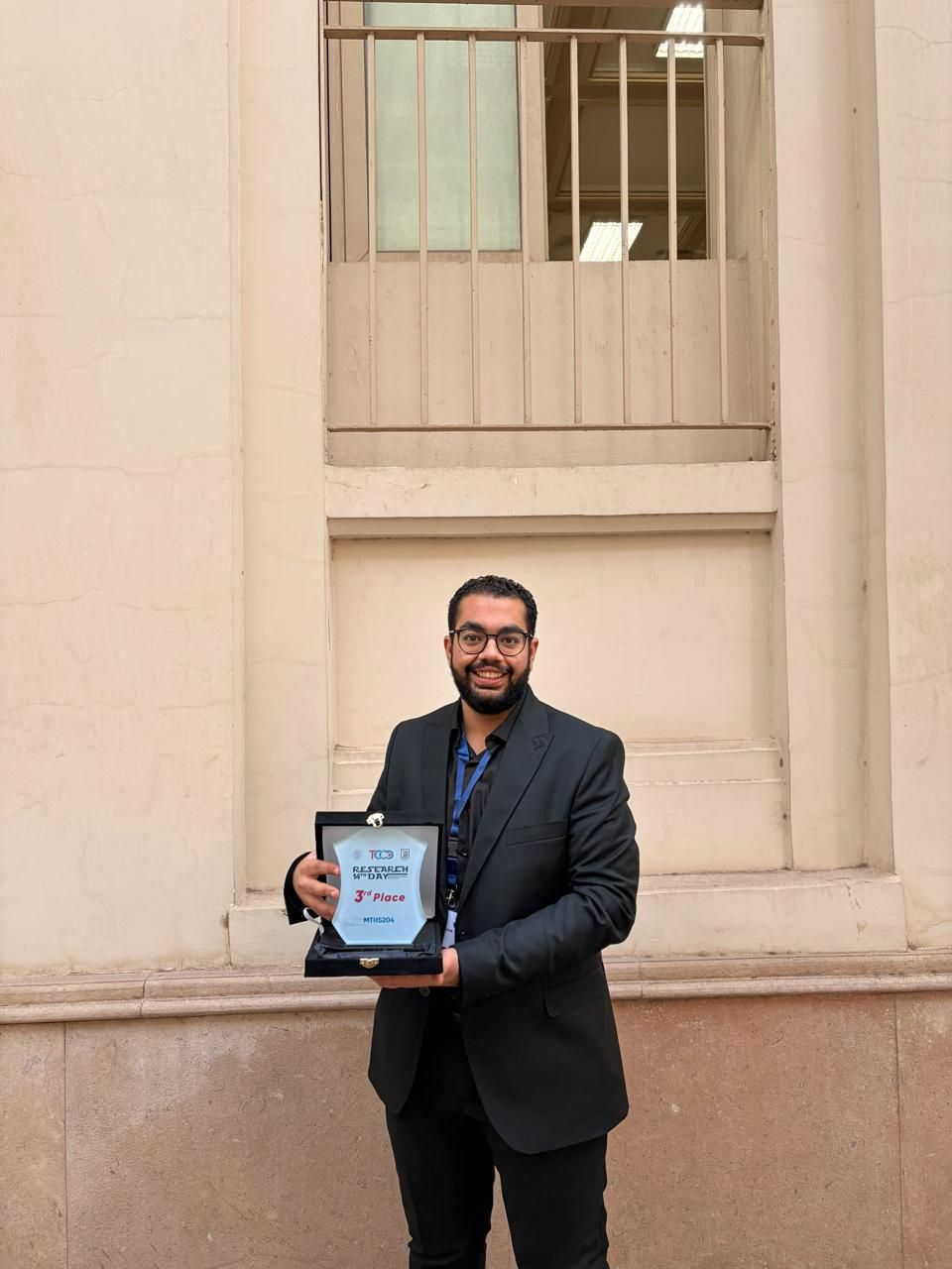 Research Day 3rd place plaque